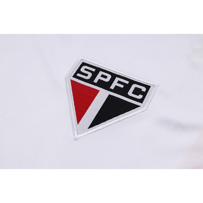 Chandal del Sao Paulo Manga Corta 23-24 Blanco - Pantalon Corto